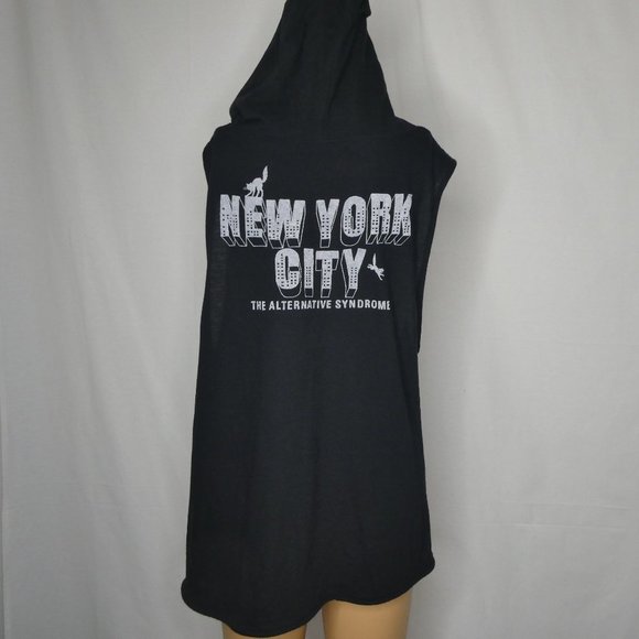 Happy Camper New York City Unique Graphic Vintage hooded Tank - Picture 11 of 16